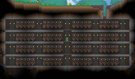 I just finished building my trophy room : Terraria