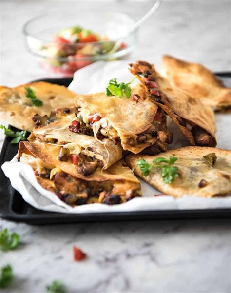 Oven Baked Chicken Quesadillas | RecipeTin Eats