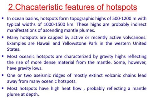 Hotspots and Mantle plumes | PPT