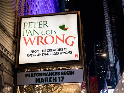 Peter Pan Goes Wrong Broadway Show Tickets