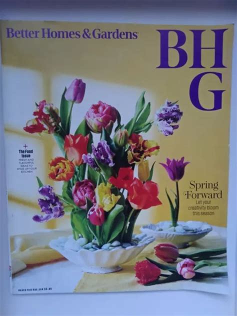 BETTER HOMES GARDENS Magazine March 2023 The Food Issue Spring Ideas Recipes £3.25 - PicClick UK