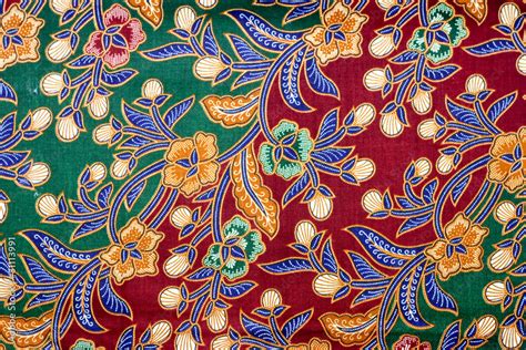 Exotic Malaysian batik Pattern Stock Photo | Adobe Stock