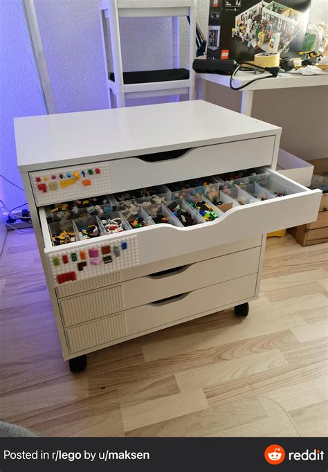 Lego Table with Storage Drawer