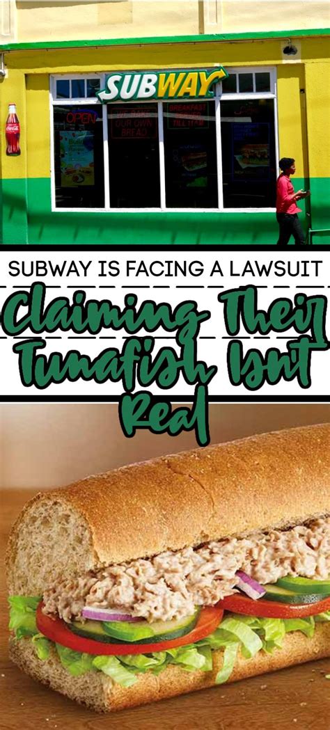 This Lawsuit Claims That Subway's Tuna Is Not Actually Made with Tuna ...