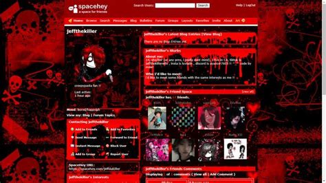 myspace layouts emo scene aesthetic spacehey cybery2k y2k old web ...