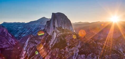 Sunrise on Glacier Point, Yosemite National Park, California Stock ...