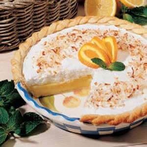 Frosted Orange Pie Recipe | Taste of Home