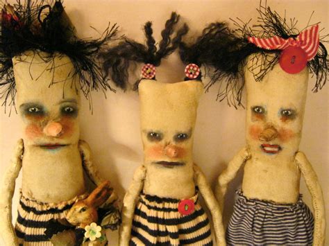 Sandy Mastroni: odd strange bizarre funny creepy art dolls , sandy mastroni