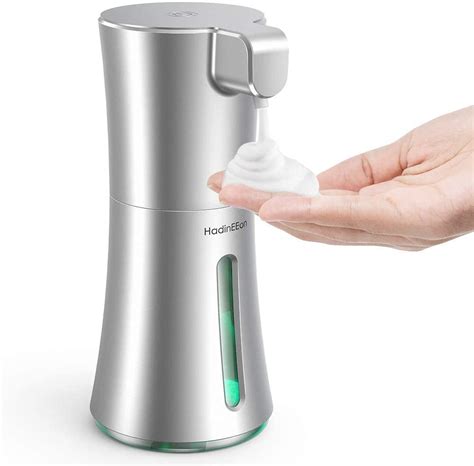 HadinEEon Automatic Soap Dispenser, 350ml/12oz Touchless Waterproof Foaming Soap Dispenser for ...