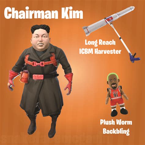 Skin Concept: Chairman Kim : r/FortNiteBR