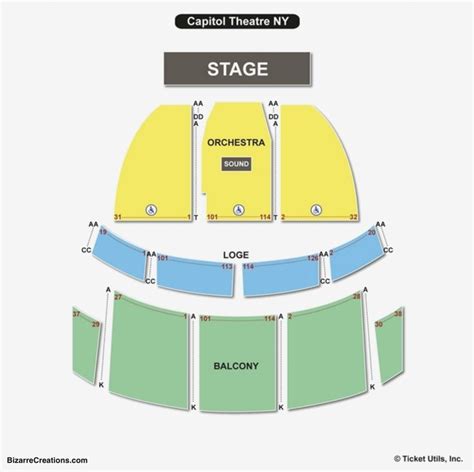 The Capitol theater Port Chester Seating Chart Capitol theatre ...