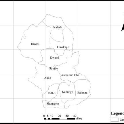 Political Map of Gombe State | Download Scientific Diagram