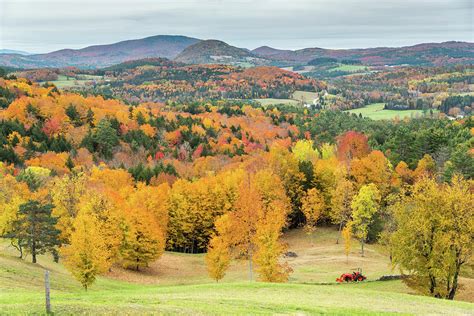 Fall colors in Northeast Kingdom - Vermont Photograph by Jatin Thakkar - Fine Art America