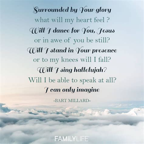 I Can Only Imagine - MercyMe | Imagine lyrics, Christian song lyrics, Christian lyrics