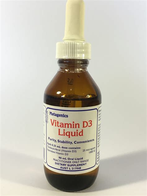 Vitamin D3 Liquid - Heathmont Chinese Medicine