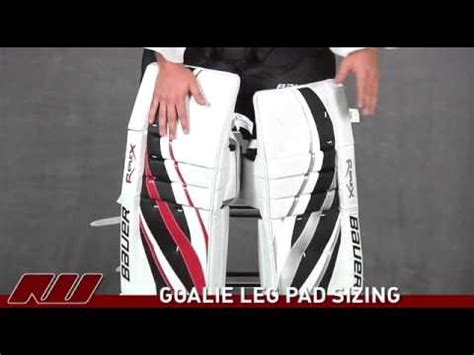 Bauer Goalie Pad Sizing Chart: A Visual Reference of Charts | Chart Master