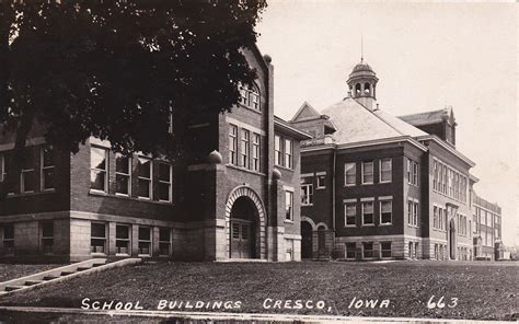 RP; School Buildings, CRESCO, Iowa, 1950s | School building, Cresco ...