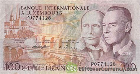 5000 Luxembourgish Francs - Exchange yours for cash today