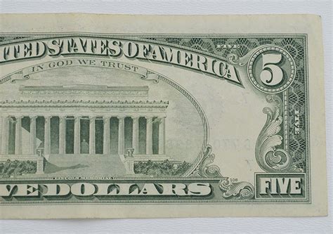 Rare Five Dollar Bill 1988 Old 5 Dollar Banknote US | Etsy