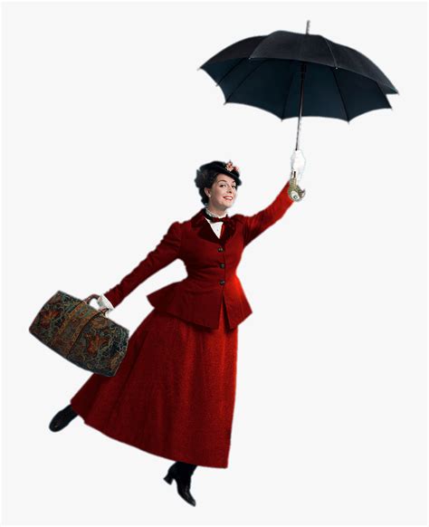 Mary Poppins With Open Umbrella - Mary Poppins White Background , Free ...