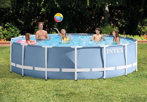 Intex Round Big Outdoor Swimming Pool|Buy Online Best Prices|Safe