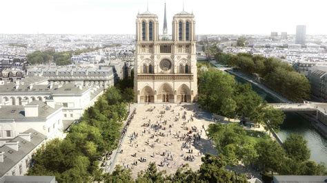 Redesign Around Notre-Dame to Keep Tourists Moving and Lower ...