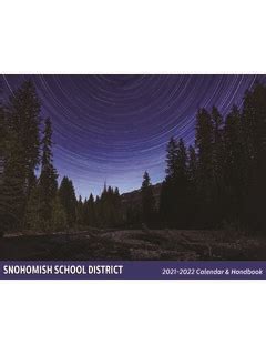 SNOHOMISH SCHOOL DISTRICT 2021-2022 Calendar & … / snohomish-school-district-2021-2022-calendar ...