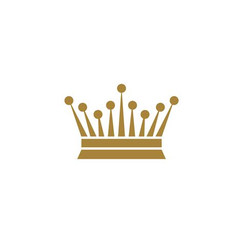 Ornamental Gold Crown Logo Template Illustration Design. Vector EPS 10. - Download Free Vector ...