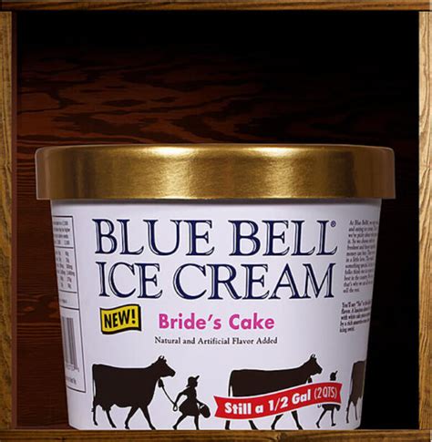 Blue Bell Brides Cake 1/2 Gal - GJ Curbside