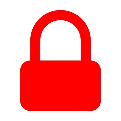 Padlock clipart red, Padlock red Transparent FREE for download on ...