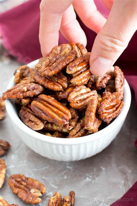 4 Ingredient Oven-Roasted Paleo Candied Pecans (V, GF): learn how to ...