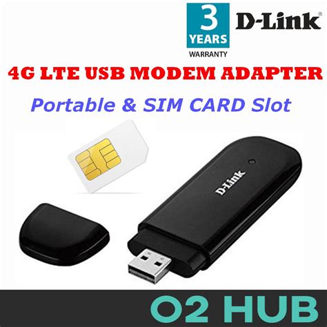 D-Link DWM-222 4G LTE USB Adapter Direct Mobile SIM Card for Laptop/PC ...