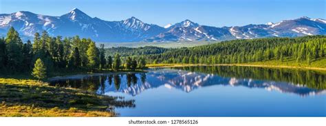 Mountain Landscape Picturesque Mountain Lake Summer Stock Photo 1278565126 | Shutterstock