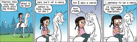 Phoebe and Her Unicorn by Dana Simpson for April 07, 2015 | GoComics.com | Phoebe, Unicorn, Comics