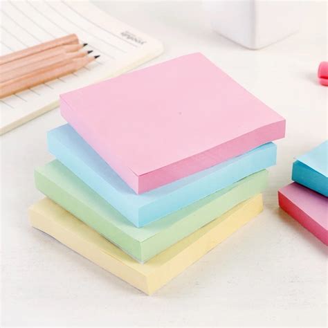 76mm*76mm 100 Sheets Office & School Sticky Notes paper | Shopee Philippines