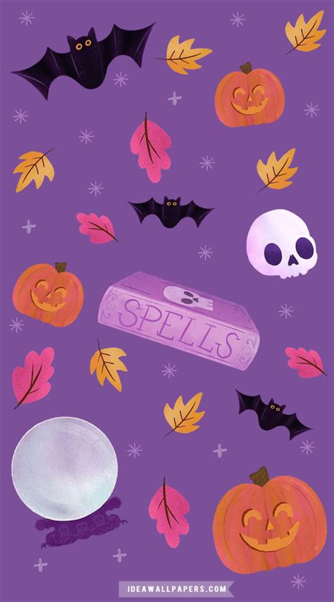 Cute Halloween Wallpaper Ideas 2023 : Bright Purple Wallpaper – Idea Wallpapers , iPhone ...