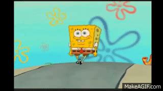 Spongebob And Stickman Walk Cycle