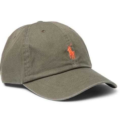 Polo Ralph Lauren Cotton-twill Baseball Cap in Green for Men - Lyst