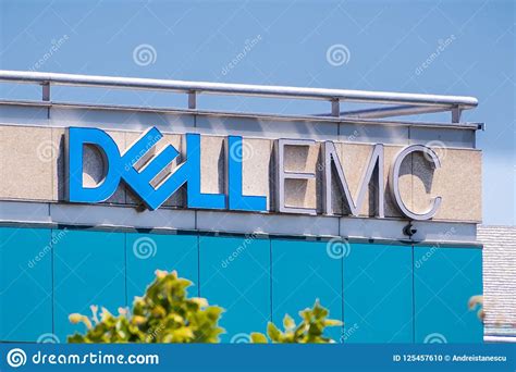 DELL EMC Logo Displayed on the Company;s Office Building Editorial ...