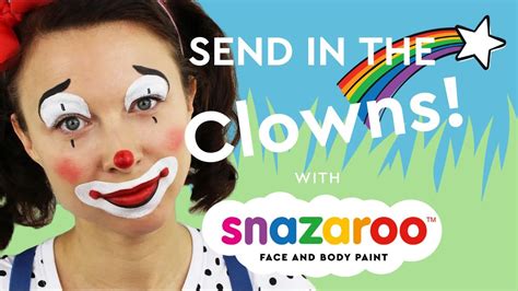 Beginners Clown Face Painting Tutorial | Snazaroo - YouTube