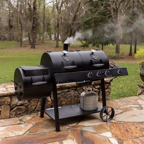 Longhorn Combo Charcoal/Gas Smoker Grill, 41% OFF