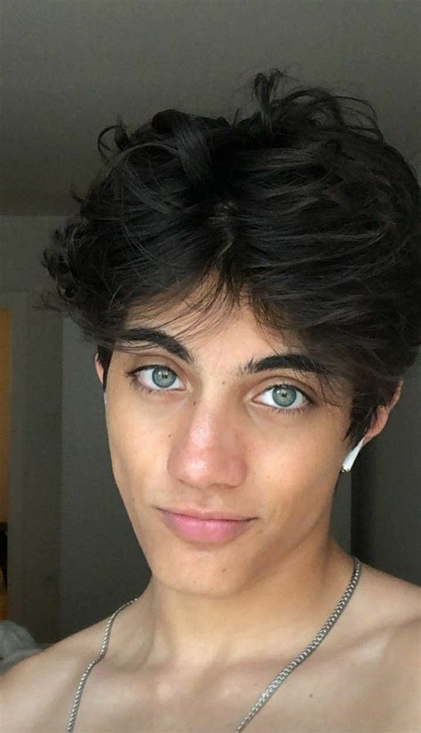 Pin by Amryt on Tik tok famous | Black hair green eyes, Dark hair blue eyes, Brown hair blue eyes