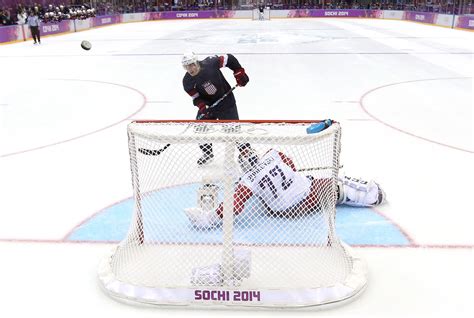 T.J. Oshie leads U.S. to hockey shootout win over Russia - The ...