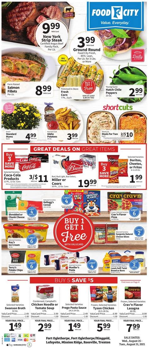 Food City Weekly Ad Aug 25 – Aug 31, 2021