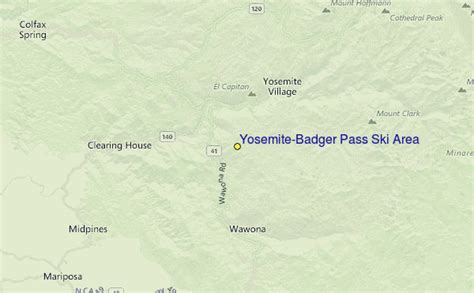 Yosemite-Badger Pass Ski Area Ski Resort Guide, Location Map & Yosemite ...