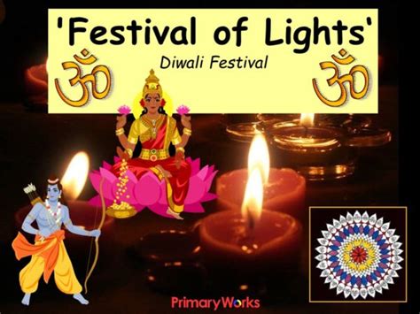 PowerPoint Hindu Diwali, festival of light, for primary KS2 RE lessons celebration of Rama & Sita