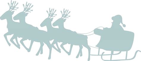 Gray santa Claus with reindeer sleigh. 24836914 Vector Art at Vecteezy