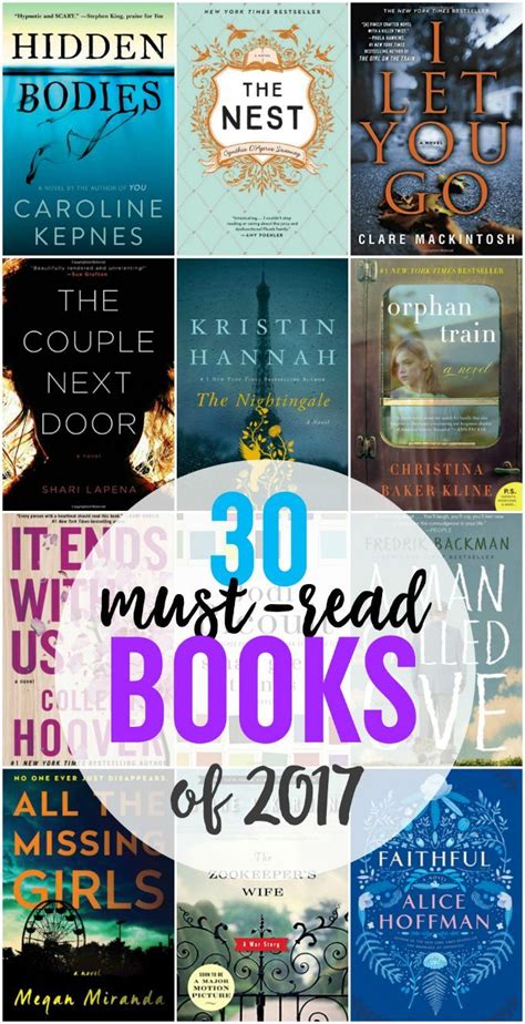 30 Books You Should Read in 2017 | Books you should read, Book worth reading, Best books to read