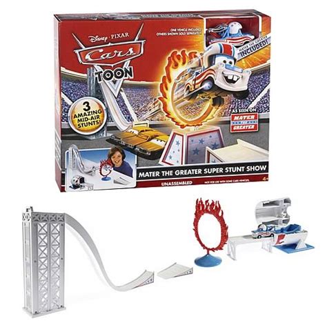 Pixar Cars Toon Mater the Greater Super Stunt Show Playset