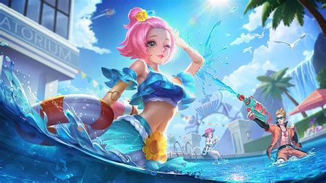 Are Sundress Nana and Summer Vibes Angela MLBB's best beach skins yet? | ONE Esports